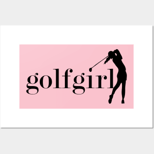 golf girl Posters and Art